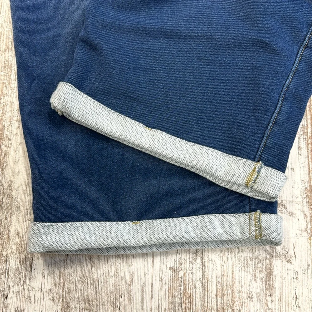 Lane Bryant NWT Blue Pull-On Fit Knit Boyfriend Capri Pants - Picture 13 of 13